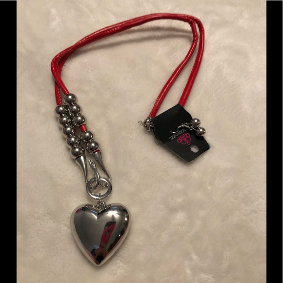 Paparazzi Forbidden love red necklace with earrings